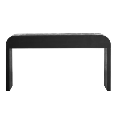 59"W Retro Silhouette Console Table, Entryway Table With Open Style And Two Top Drawers 4Q -ModernLuxe - Image 10