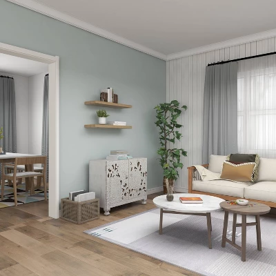 Mediterranean Carved Wood Cabinet White - Olivia & May - Image 14