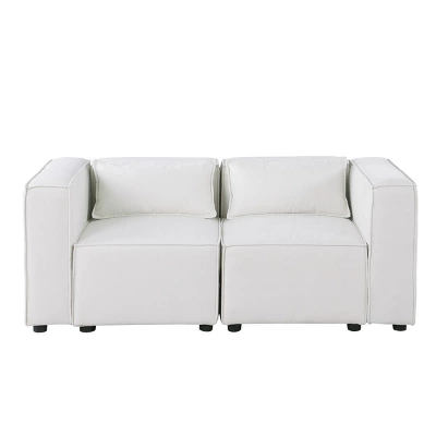 Modular Couch,2 Seat Sofa,Loveseat Sofa,Modular Lounge Sofa,Modular Cloud Couch,Sofa Modular Sectional,Knock Down Sofa Couch-Cuddlewood - Image 5