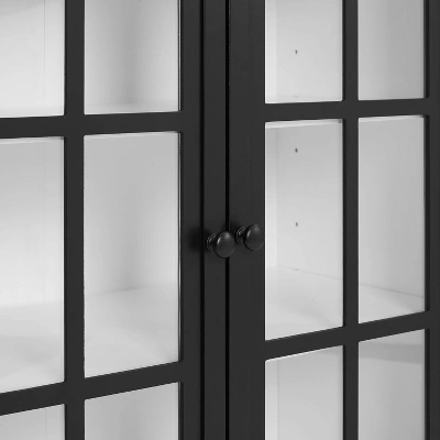 Cecily Stackable Storage Pantry White/Matte Black - Crosley - Image 11