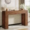 Tribesigns Farmhouse Console Table, 55.12-inch Slim Entryway Table